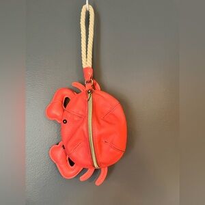 Betsey Johnson Coral Crab Mini Bag
